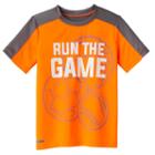 Boys 4-10 Jumping Beans&reg; Play Cool Sporty Graphic & Mesh Tee, Boy's, Size: 6, Brt Orange