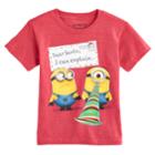Boys 4-10 Jumping Beans&reg; Despicable Me Minions Dear Santa, I Can Explain Graphic Tee, Size: 6, Brt Red