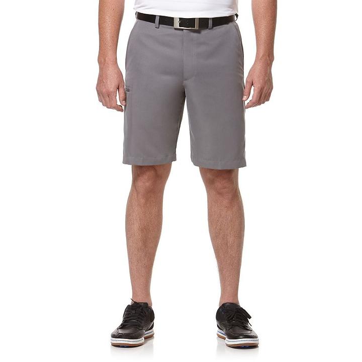 Big & Tall Grand Slam Motion Flex Micro Twill Performance Cargo Shorts, Men's, Size: 56, Med Grey