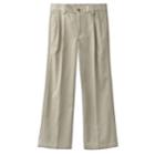 Boys 4-7x Chaps Pleated Twill School Uniform Pants, Size: 4, Beig/green (beig/khaki)
