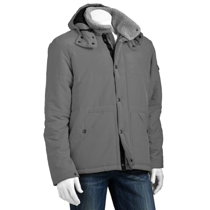 Hemisphere Voyager Quilted Puffer Jacket - Men, Size: Large, Grey (charcoal)
