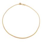 Wearable Art Omega Chain Necklace, Women's, Gold
