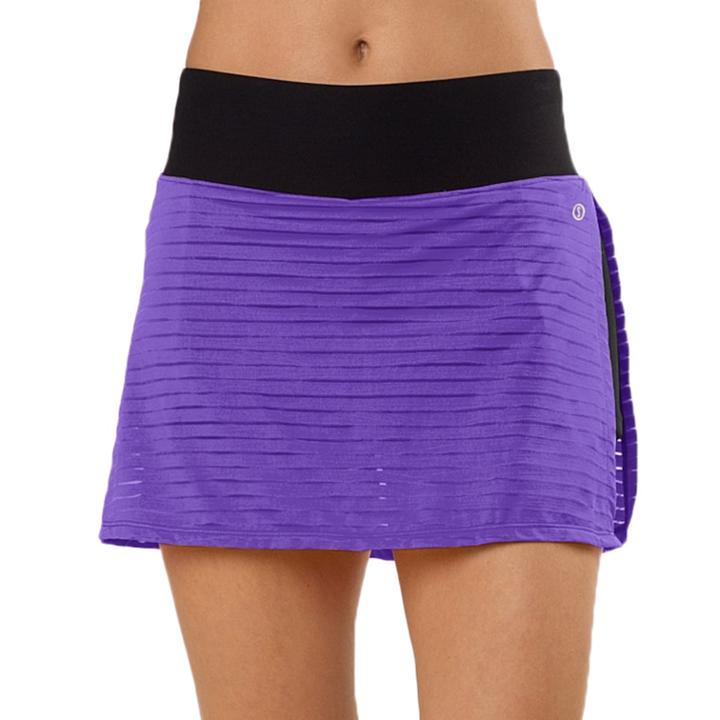 Women's Spalding Warrior Mesh Wrap Skort, Size: Large, Grey (charcoal)