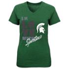 Girls 4-6x Michigan State Spartans In Love Tee, Girl's, Size: S(4), Med Grey