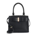 Apt. 9&reg; Mila Mini Bow Satchel, Women's, Black