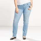 Plus Size Levi's&reg; 414 Relaxed Fit Straight-leg Jeans, Women's, Size: 25 - Regular, Light Blue