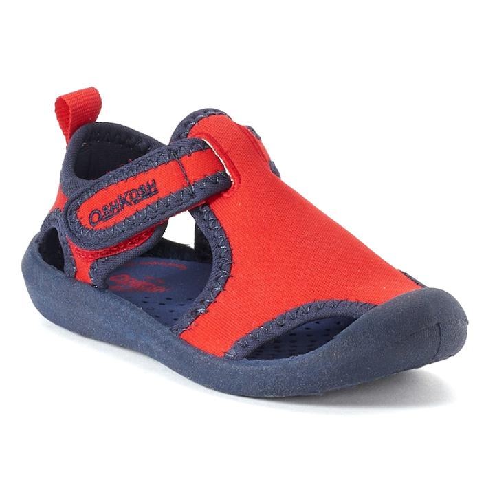 Oshkosh B'gosh&reg; Aquatic 3 Toddler Boys' Water Shoes, Size: 11, Red