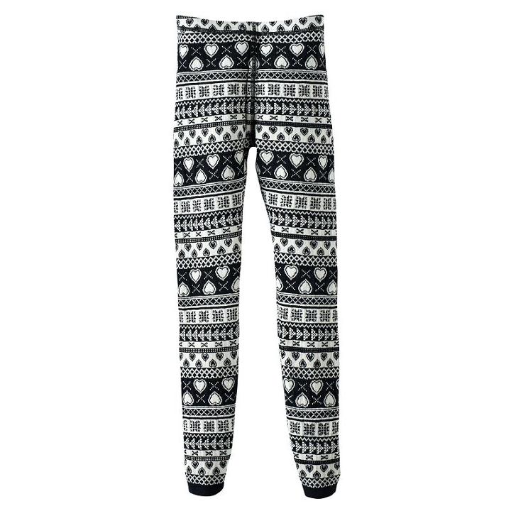 Girls 7-16 & Plus Size So® Graphic Print Sweater Leggings, Girl's, Size: 20 1/2, Black