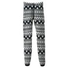 Girls 7-16 & Plus Size So&reg; Graphic Print Sweater Leggings, Girl's, Size: 20 1/2, Black