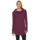 Petite Tek Gear&reg; Cowlneck Tunic, Women's, Size: S Petite, Drk Purple