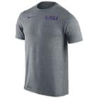 Men's Nike Lsu Tigers Dri-fit Touch Tee, Size: Small, Grey