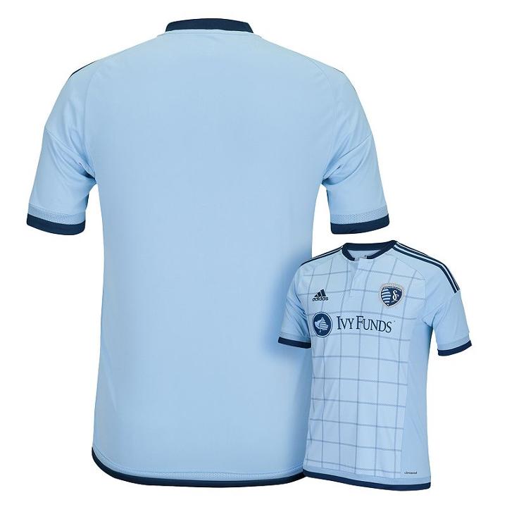 Men's Adidas Sporting Kansas City Wordmark Mls Jersey, Size: Xxl, Grey