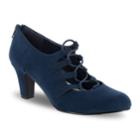 Easy Street Jennifer Women's Ghillie High Heels, Size: Medium (6.5), Blue (navy)