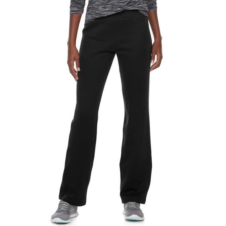 Women's Tek Gear&reg; Basic Fleece Pants, Size: Large, Black