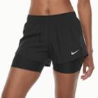 Women's Nike 10k 2 2-in-1 Running Shorts, Size: Xs, Grey (charcoal)