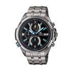 Casio Men's Edifice Neon Illuminator Stainless Steel Chronograph Watch - Efr536d-1a2v, Grey