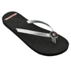 Women's Georgia Bulldogs Flip Flops, Size: Xl, Silver