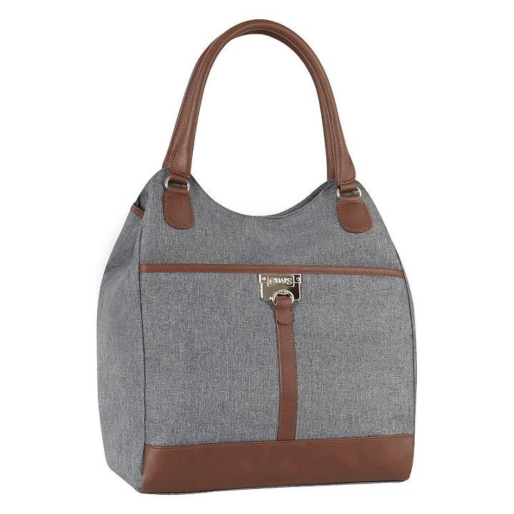 Chaps Saddle Haven 16-inch Day Tote, Adult Unisex, Size: 16carryon, Grey
