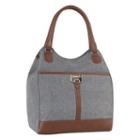 Chaps Saddle Haven 16-inch Day Tote, Adult Unisex, Size: 16carryon, Grey