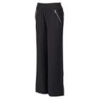 Women's Juicy Couture Wide Leg Soft Pants, Size: Medium, Black