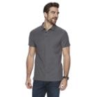 Big & Tall Men's Marc Anthony Luxury+ Solid Slim-fit Pique Polo, Size: 3xl Tall, Dark Grey