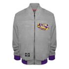 Men's Franchise Club Lsu Tigers Edge Fleece Jacket, Size: Large, Grey