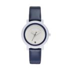 Fila&reg; Unisex Leather Watch, Blue
