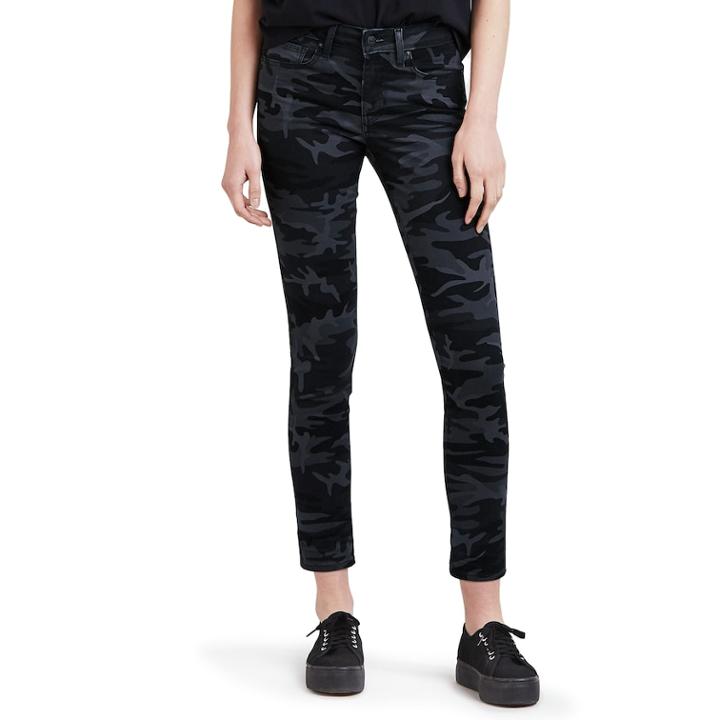 Women's Levi's&reg; 711 Ankle Skinny Jeans, Size: 24(us 00)m, Black
