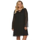 Plus Size Apt. 9&reg; Woven Lattice Dress, Women's, Size: 0x, Black