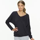 Women's Jezebel City French Terry V-neck Sweatshirt, Size: Small, Oxford
