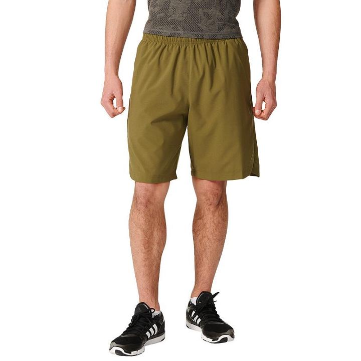Men's Adidas Aeroknit Climacool Performance Shorts, Size: Medium, Dark Green