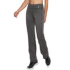 Women's Fila Sport&reg; Fleece Straight-leg Mid-rise Sweatpants, Size: Xl Long, Dark Grey