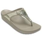 Crocs Sloane Embellished Women's Sandals, Size: 8, Silver