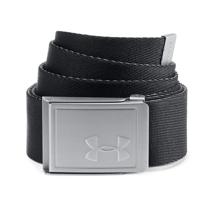 Men's Under Armour Reversible Webbing 2.0 Golf Belt, Black