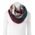 Apt. 9&reg; Chevron Oversized Infinity Scarf, Women's, Black Multi