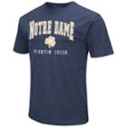 Men's Campus Heritage Notre Dame Fighting Irish Team Color Tee, Size: Xl, Blue (navy)