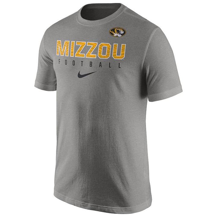 Men's Nike Missouri Tigers Practice Tee, Size: Small, Ovrfl Oth