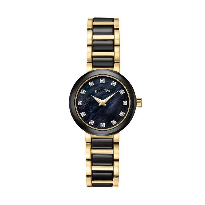 Bulova Women's Diamond Stainless Steel & Ceramic Watch - 98p159, Multicolor