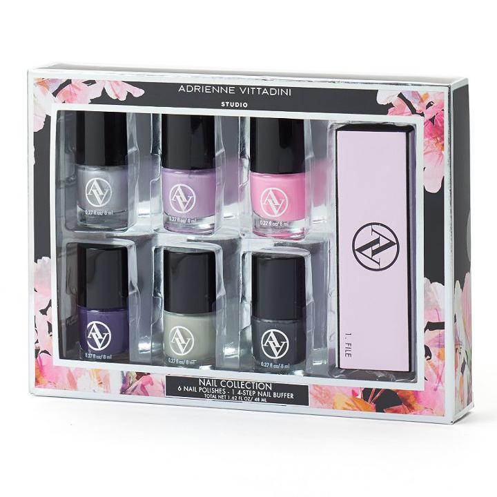 Adrienne Vittadini Studio 6-pc. Nail Polish Gift Set (floral)