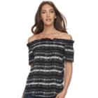Women's Juicy Couture Striped Off-the-shoulder Top, Size: Xl, Pink Ovrfl