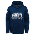 Boys 8-20 Nike New England Patriots Circuit Therma-fit Hoodie, Boy's, Size: M(10-12), Blue (navy)