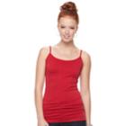 Women's Apt. 9&reg; Solid Seamless Camisole, Size: S/m, Dark Red
