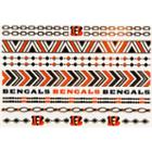 Cincinnati Bengals Temporary Jewelry Tattoo Set, Bng Team