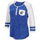 Women's Campus Heritage Kansas Jayhawks Conceivable Tee, Size: Xl, Dark Blue