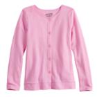 Girls 4-10 Jumping Beans&reg; Button-front Cardigan, Size: 8, Light Pink