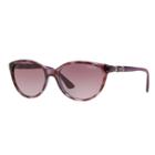Vogue Vo2894s 56mm Timeless Oval Gradient Sunglasses With Swarovski Elements, Women's, Lt Yellow