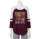 Disney's The Lion King Juniors' Hakuna Matata Graphic Tee, Teens, Size: Small, Drk Purple