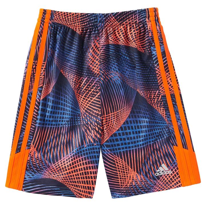 Boys 4-7x Adidas Amplified Abstract Shorts, Size: 6, Brt Red