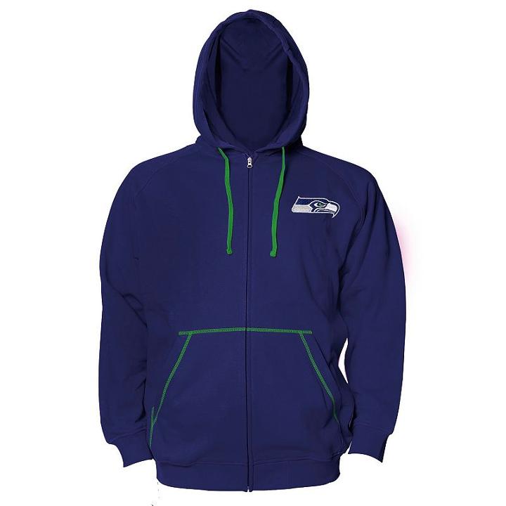 Big & Tall Seattle Seahawks Hoodie, Men's, Size: M Tall, Blue (navy)