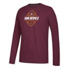 Men's Adidas Arizona State Sun Devils Football Force Tee, Size: Small, Red